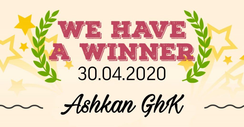 Third winner in our review challenge – Ashkan GhK just won $199 USD!