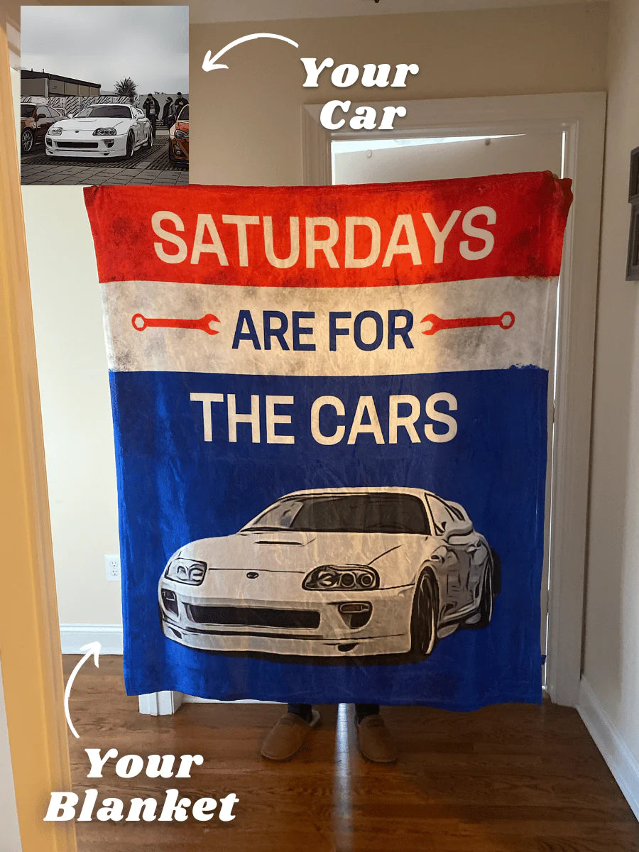 Custom Car Fleece Blanket