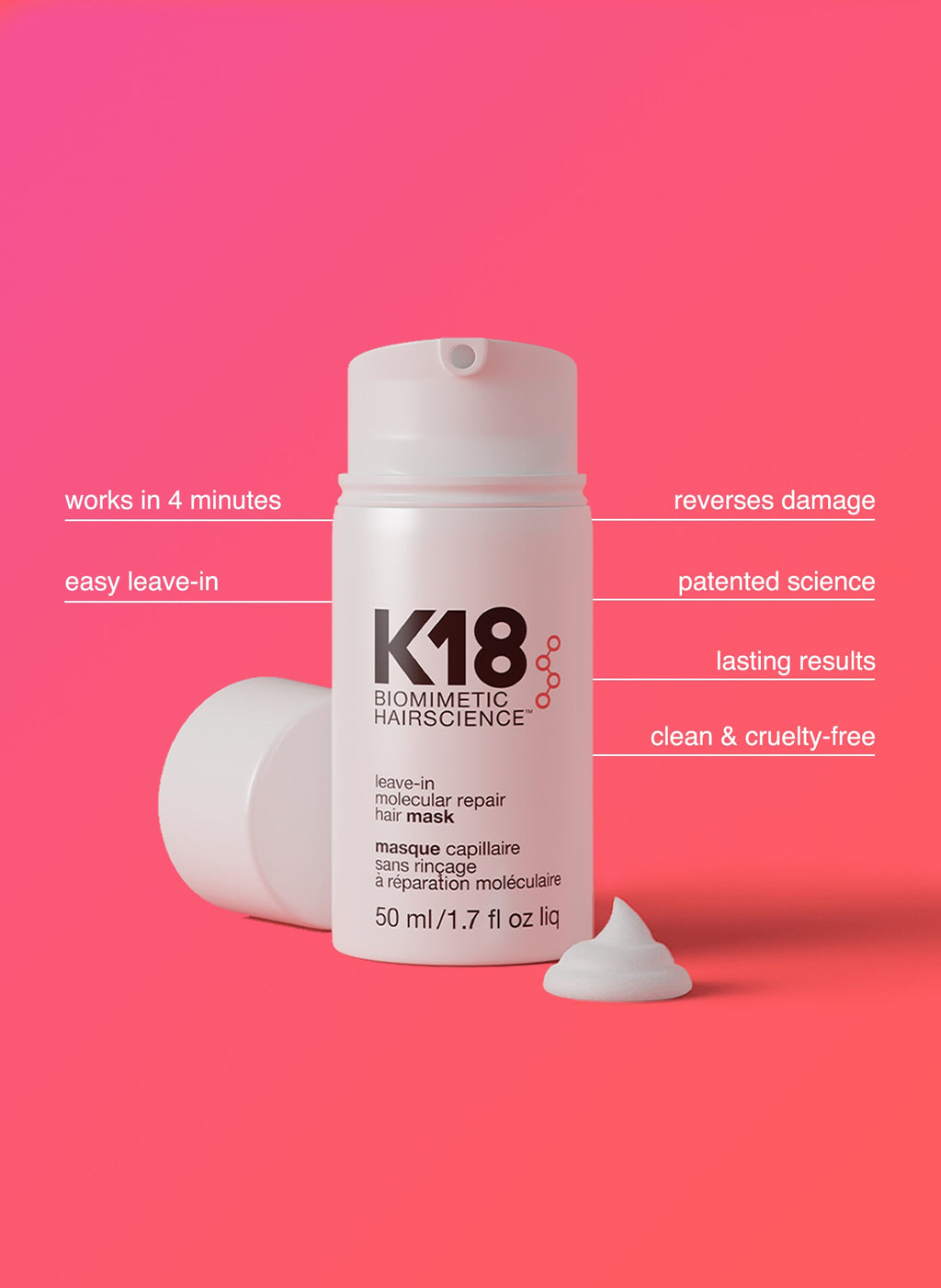 leave-in molecular repair hair mask