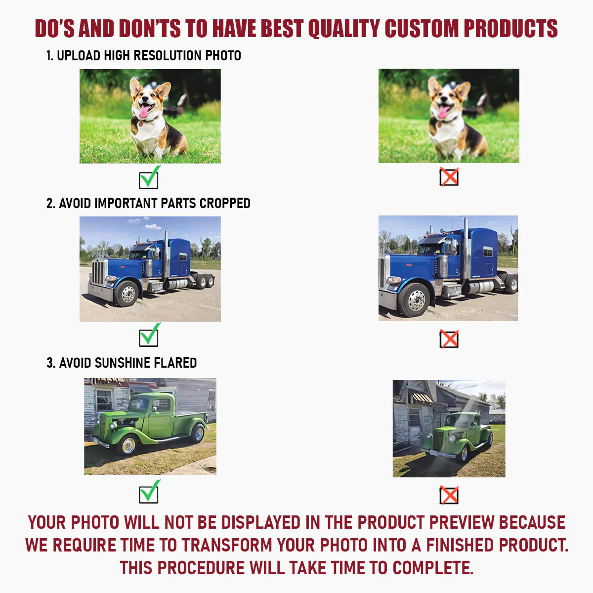 Personalized Car Hanging Ornament - Custom Your Photo ARND0014 UPL0PD001
