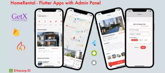 HomeRental – Flutter App with Chat & Admin Panel