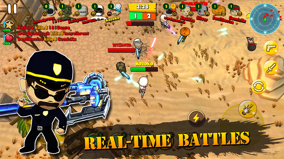 Super Battle Online – Multiplayer Online Battle Royale Game