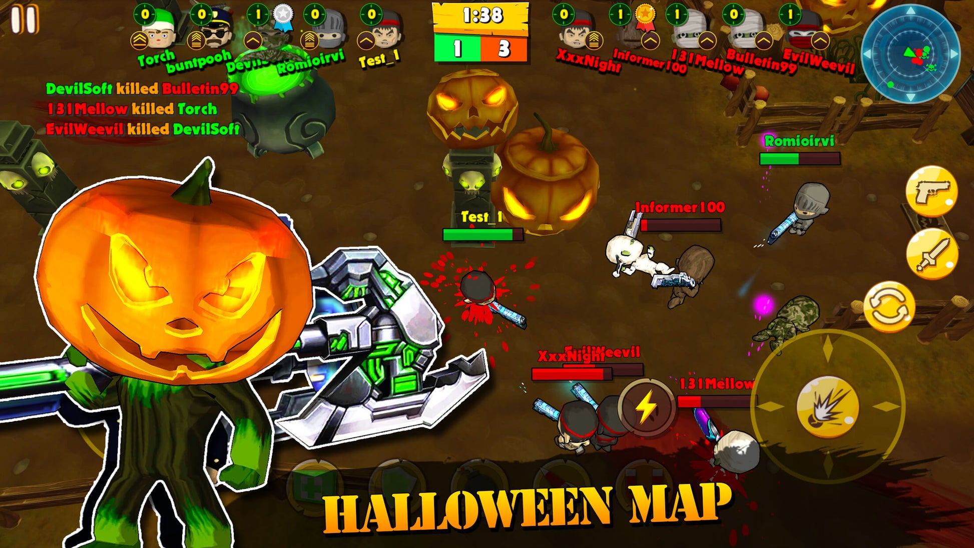 Super Battle Online – Multiplayer Online Battle Royale Game