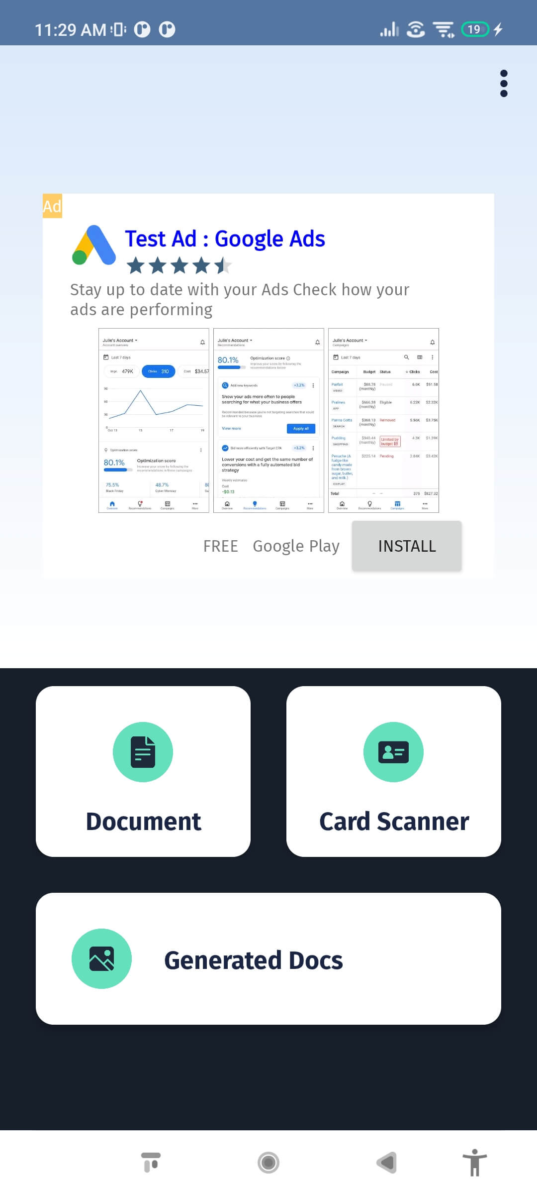 Doc and Card Scanner with signature – Android 11 Supported