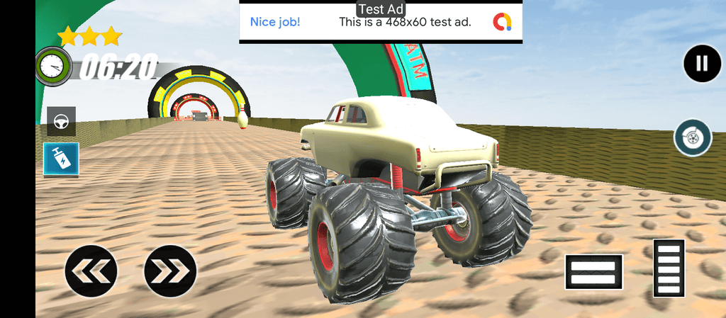 Extreme Monster Truck Stunt : US Monster Racing Game